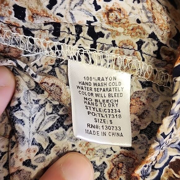 Altar'd State Floral Lace A Line Mini Dress Womens Size Small - Picture 9 of 9